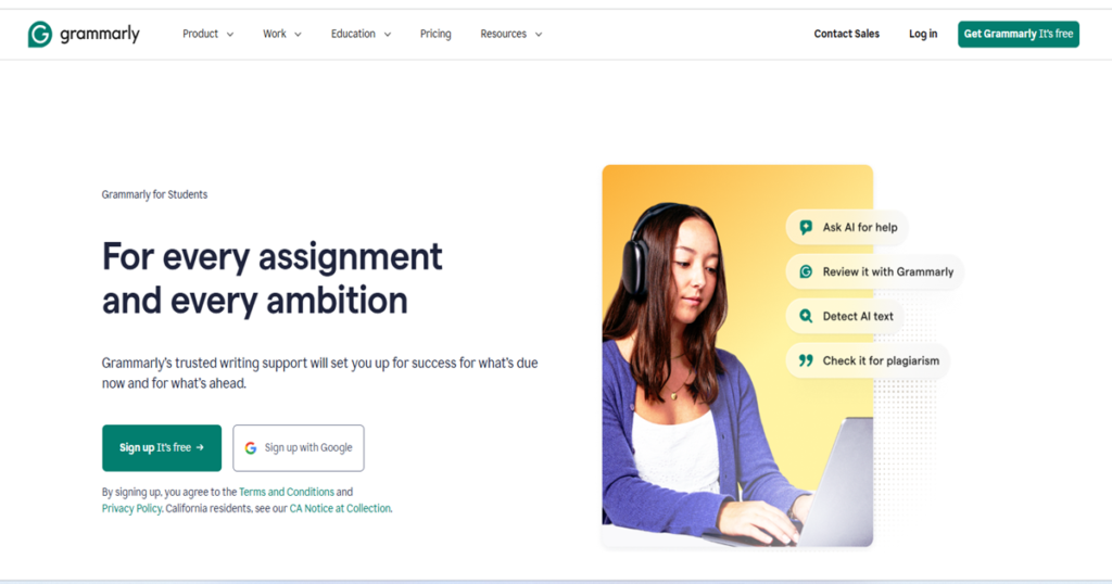 Grammarly for Students