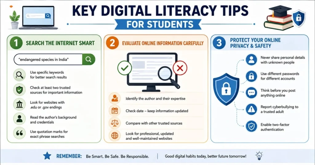 Key Digital Literacy Tips for Students