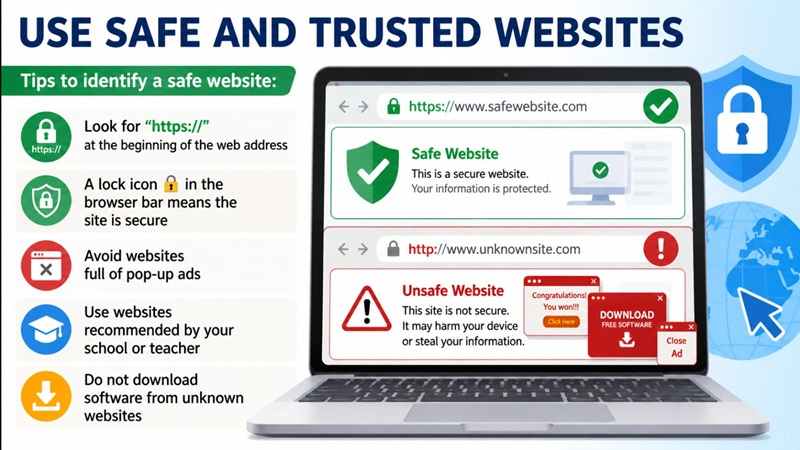 use safr and trusted website